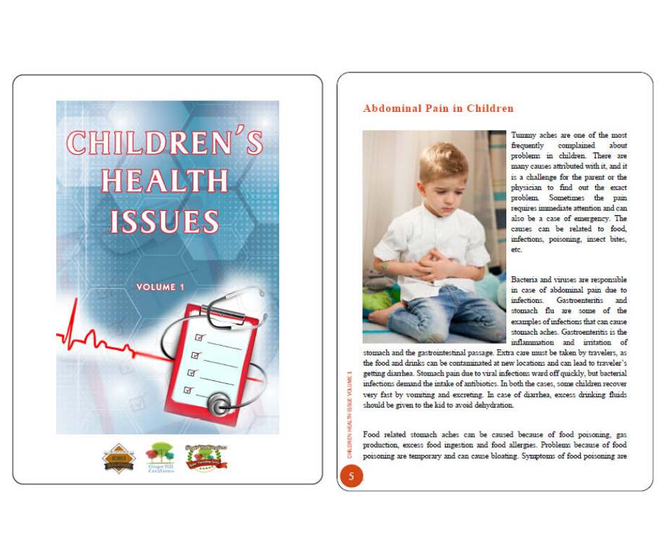 Ginger Hill Creations™ Children’s Health Book Collection (Downloadable)