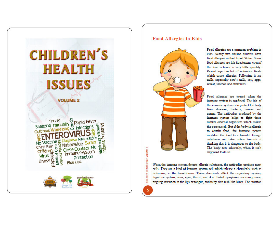 Ginger Hill Creations™ Children’s Health Book Collection (Downloadable)