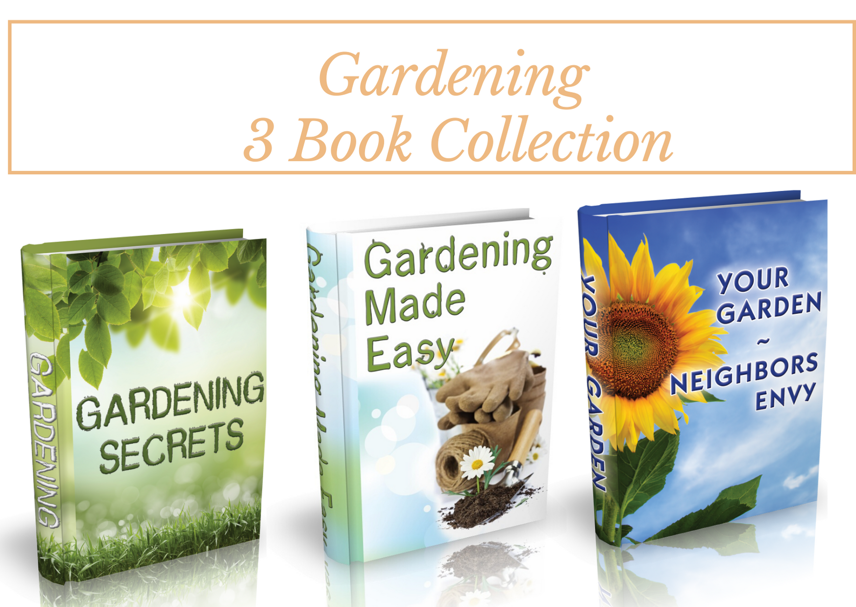 Ginger Hill Creations™ Gardening 3 Book Collection (Downloadable)
