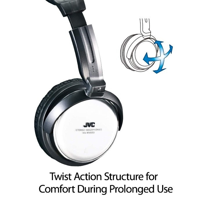 JVC™ HARX500 Full-Size Noise Cancelling Headphones