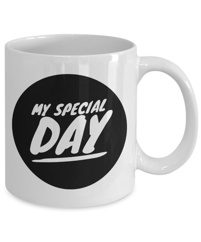 My Special Day Coffee Mug- A Perfect and Unique Wedding Gifts for Couple From Family and Friends-Personalized Present for Couple On Their Wedding-Fun Novelty Cup (White)