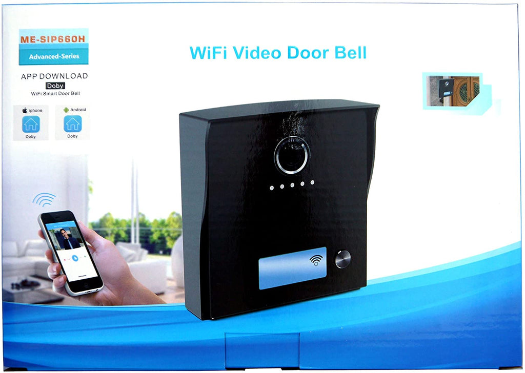 Sykik SEYE660H Eye Wi-Fi Video Door Bell, See who is at The Door When They Ring Your Door Bell