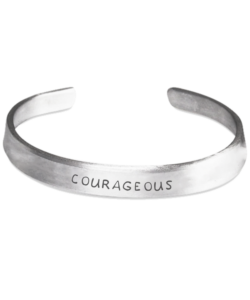 Limited Edition - Courageous  Bracelet Perfect Birthday Gifts for Dad, Men - Extreme Fathers Day Gifts Ideas for Him from Son, Daughter, Wife - Cool Presents For Father