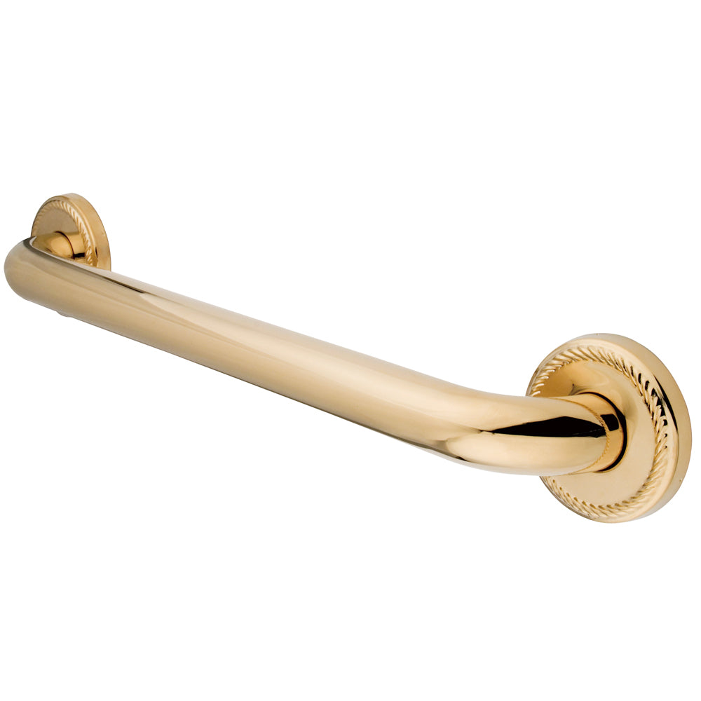 Kingston™ Brass DR814162 Laurel 16"Bathroom Handicap Safety Grab Bar, Polished Brass