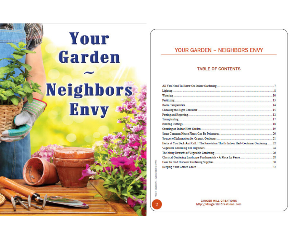 Ginger Hill Creations™ Gardening 3 Book Collection (Downloadable)